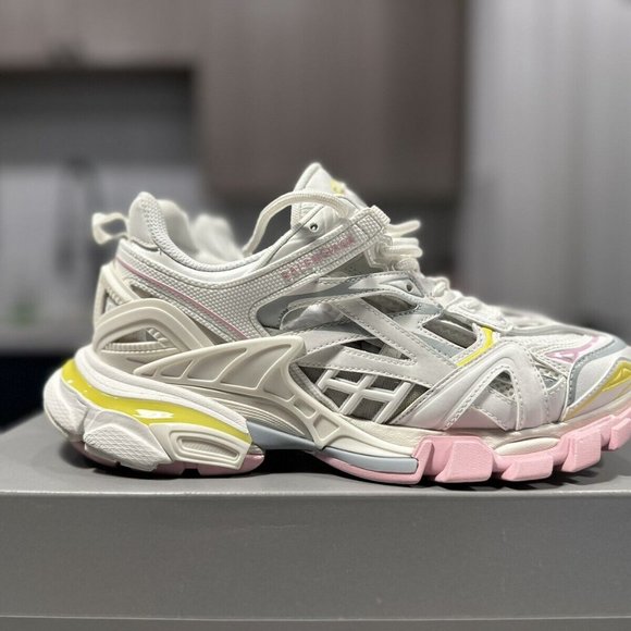 Size 9 - Balenciaga Track.2 White Light Yellow 2022 39 EUR - Picture 6 of 7